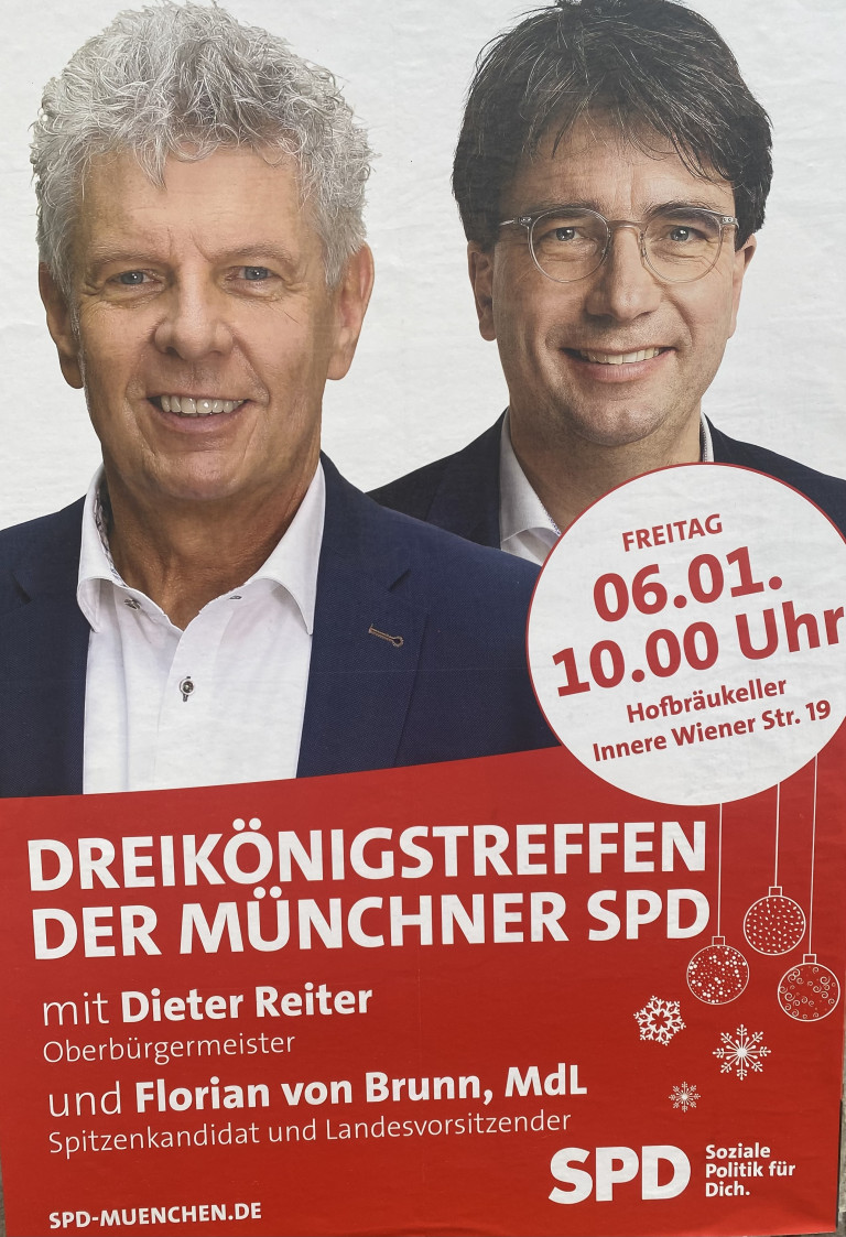 Dreikönigstreffen der Münchner SPD